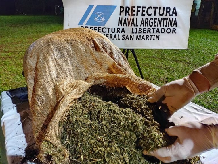 Prefectura secuestró más de 417 kilos de marihuana en Misiones imagen-12