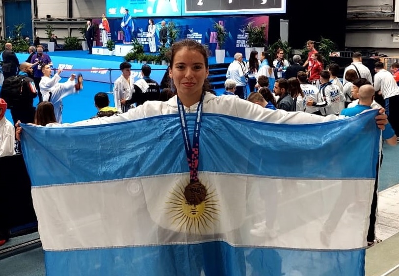 Taekwon-Do (ITF): la misionera Geraldine Gorosito medalla de bronce en el Mundial imagen-1