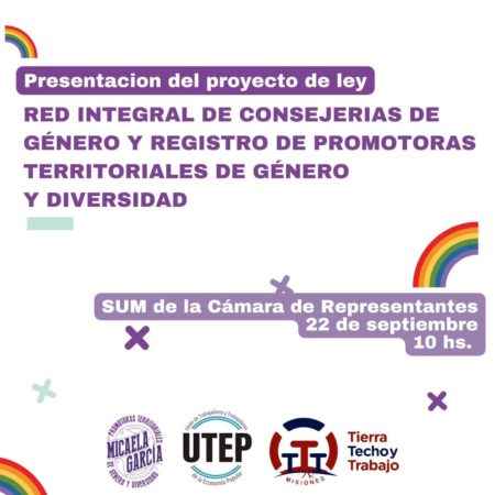 Este viernes presentarán proyecto de ley sobre Red Integral de Consejerías de Género y Diversidad imagen-2