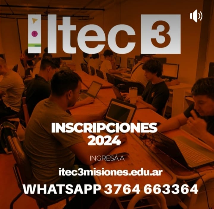 Carreras gratuitas: Itec 3 de Garupá inició inscripción y suma dos nuevas tecnicaturas imagen-4