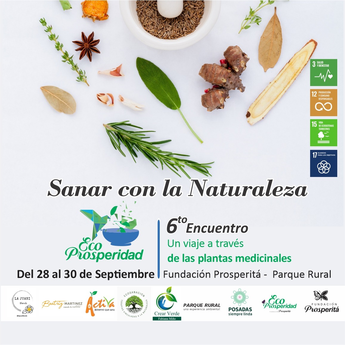VI Encuentro Eco-prosperidad "Sanar con la Naturaleza: Un viaje a través de las plantas medicinales" imagen-1