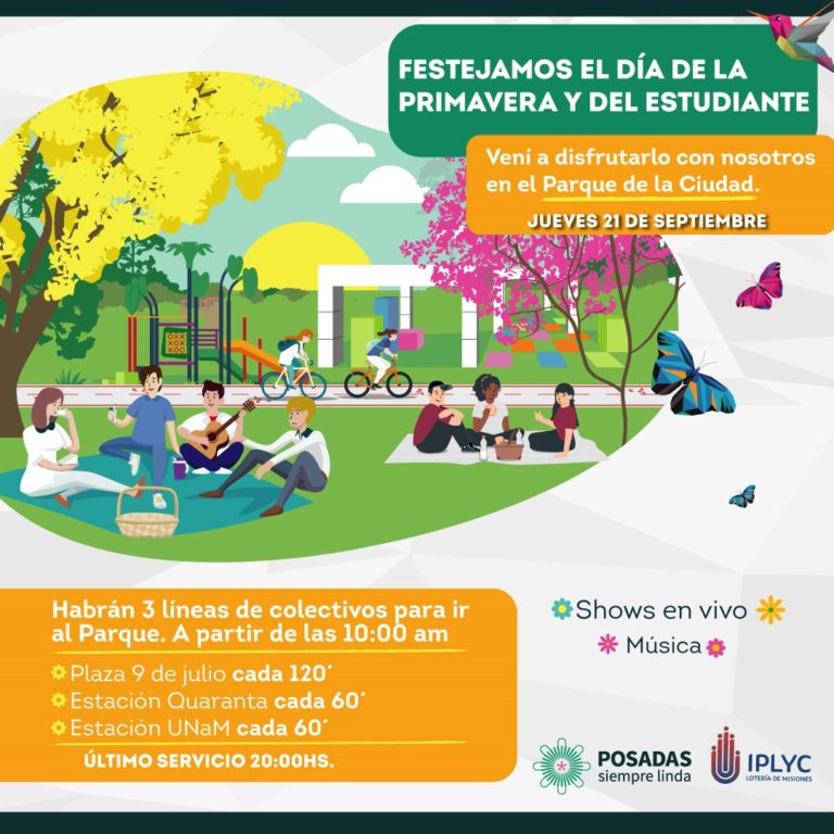 Música, diversión y naturaleza: se viene la gran fiesta de primavera y estudiantes en el Parque de la Ciudad imagen-49