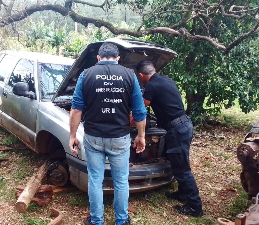 La Policía desmanteló un desarmadero de automóviles en Eldorado imagen-6