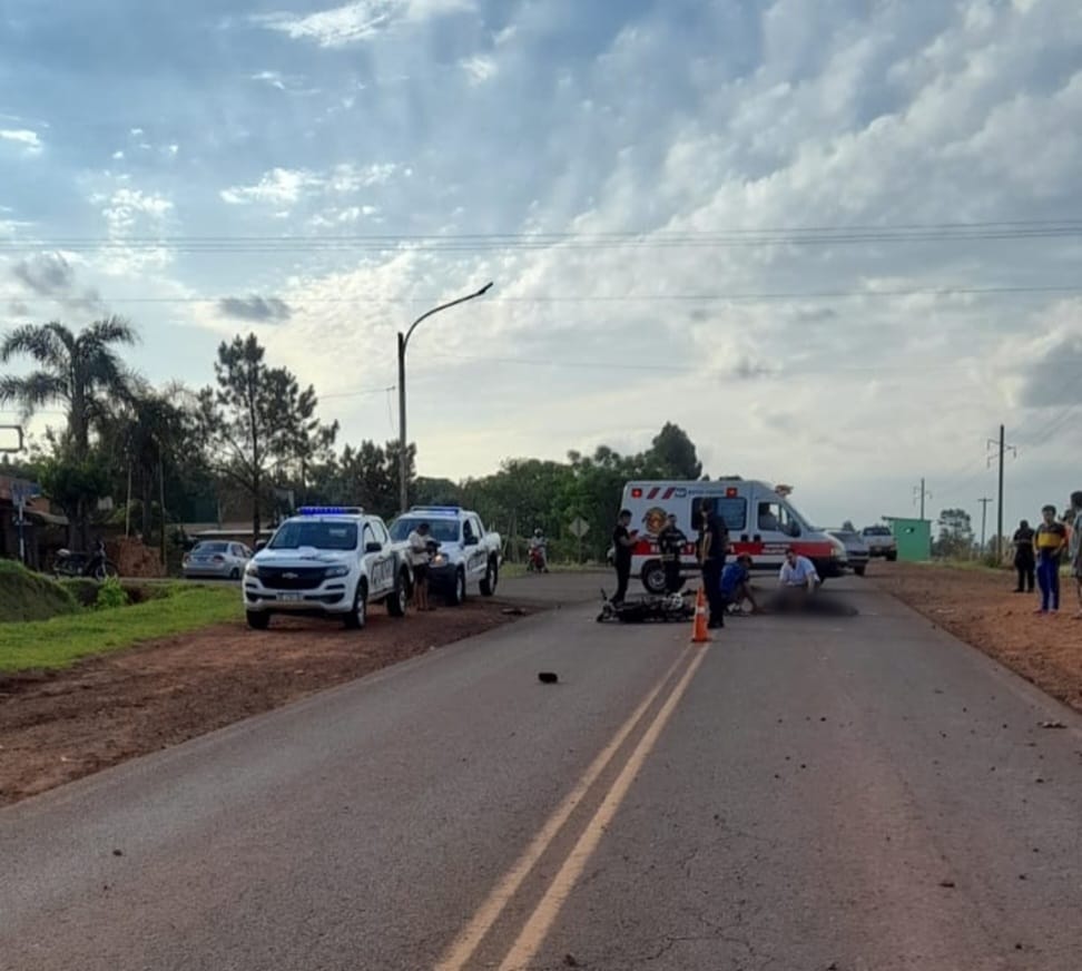 La Policía busca a camionero brasileño que tras impactar contra un motociclista huyó del lugar imagen-1