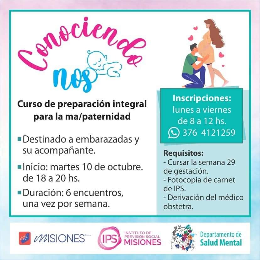 IPS: lanzan Curso Pre-Parto “Conociendo-nos”, de preparación para la maternidad y paternidad imagen-2