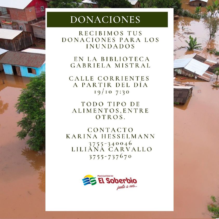 Inician campaña solidaria para familias inundadas por la creciente del río Uruguay imagen-2