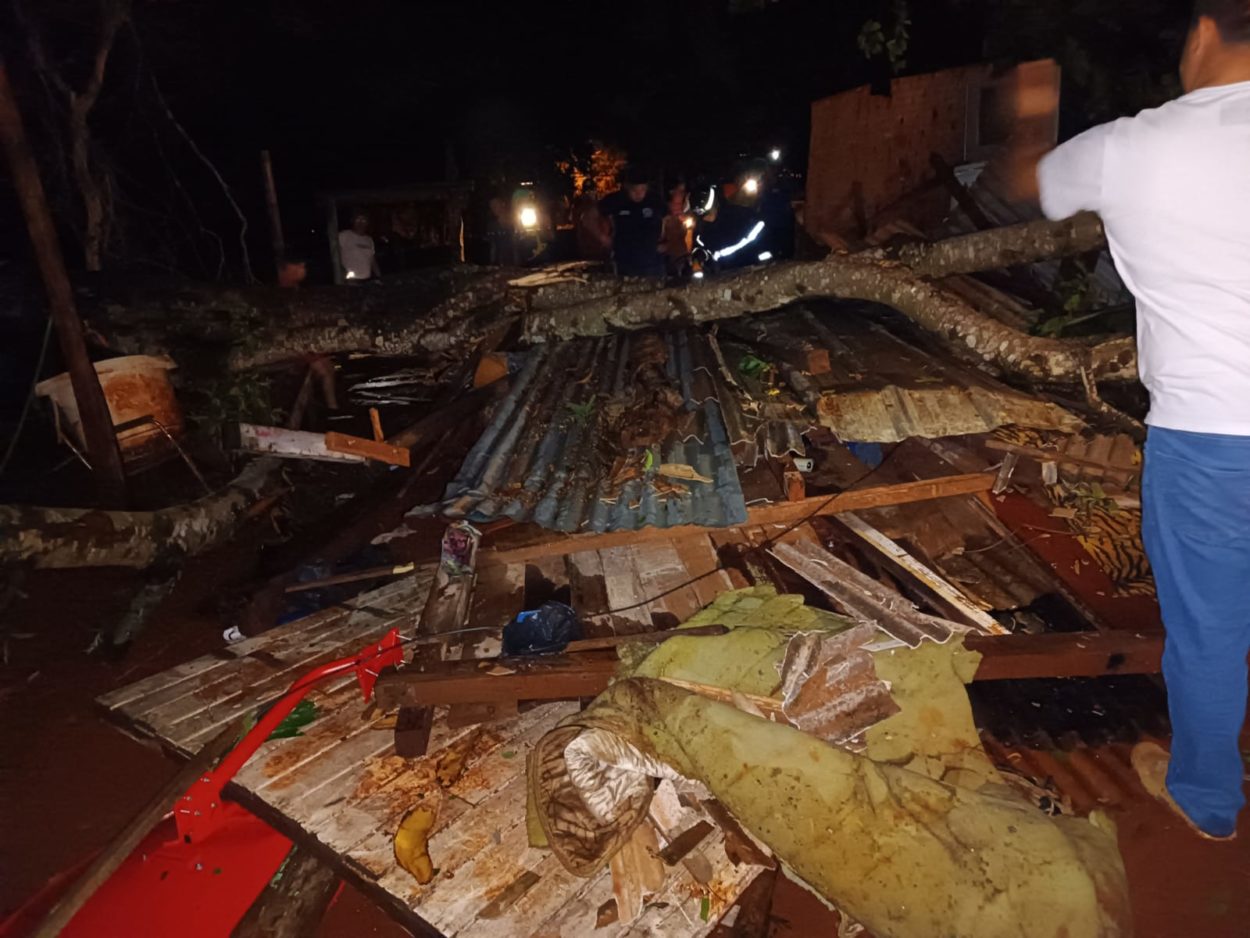 Temporal trágico: madre y su hijo de cuatro años mueren en Encarnación tras la caída de un árbol sobre la vivienda imagen-1