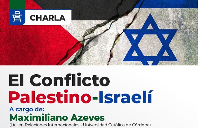Invitan a una Charla de especialista en Relaciones Internacionales sobre “El Conflicto Palestino-Israelí”, en el Montoya imagen-1