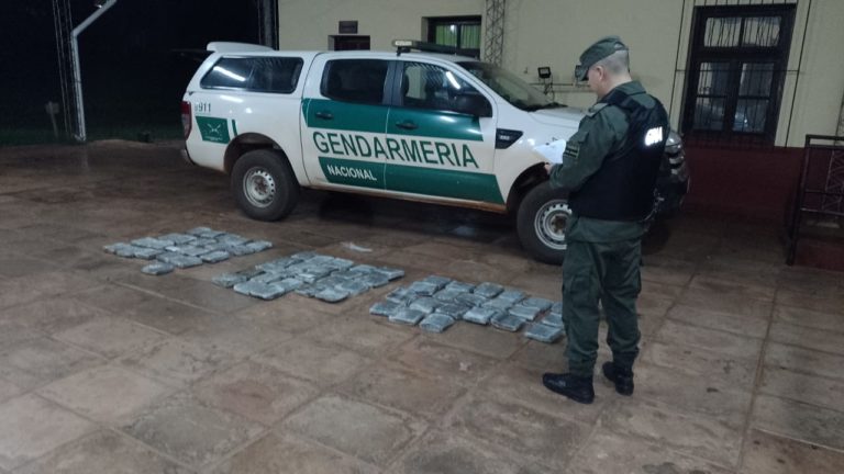 Gendarmería incautó en distintos procedimientos un total de 70 kilos de marihuana  imagen-46