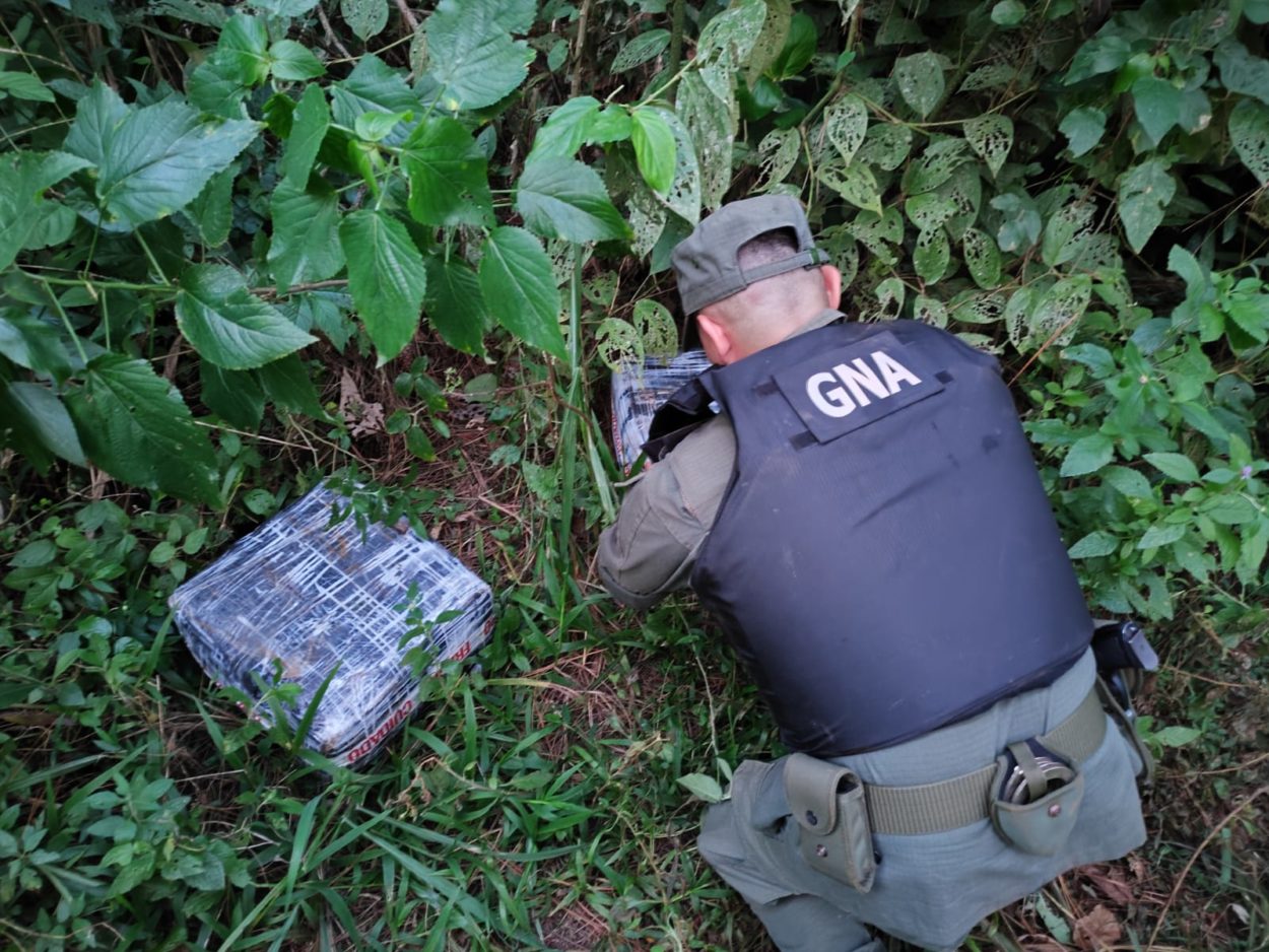 Gendarmería incautó en distintos procedimientos un total de 70 kilos de marihuana  imagen-2