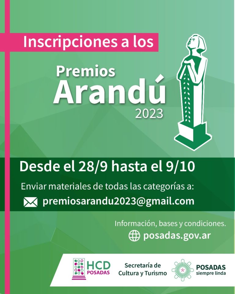 Continúan abiertas las inscripciones para los Premios Arandú 2022- 2023 imagen-29