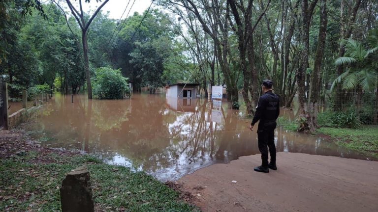 La crecida del río Uruguay interrumpió el tránsito sobre la Ruta Costera N° 2, a la altura del puente del arroyo Ramón imagen-49