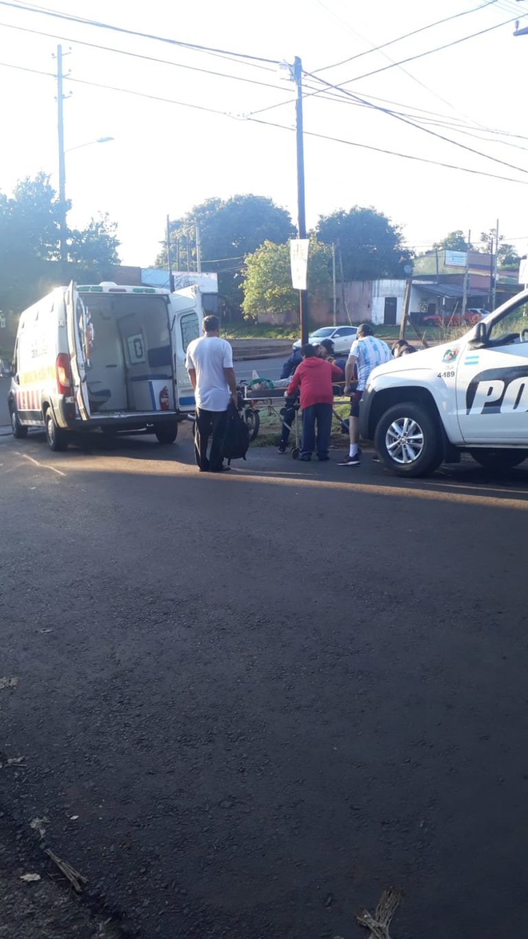 Siniestro vial dejó un motociclista con lesiones imagen-48