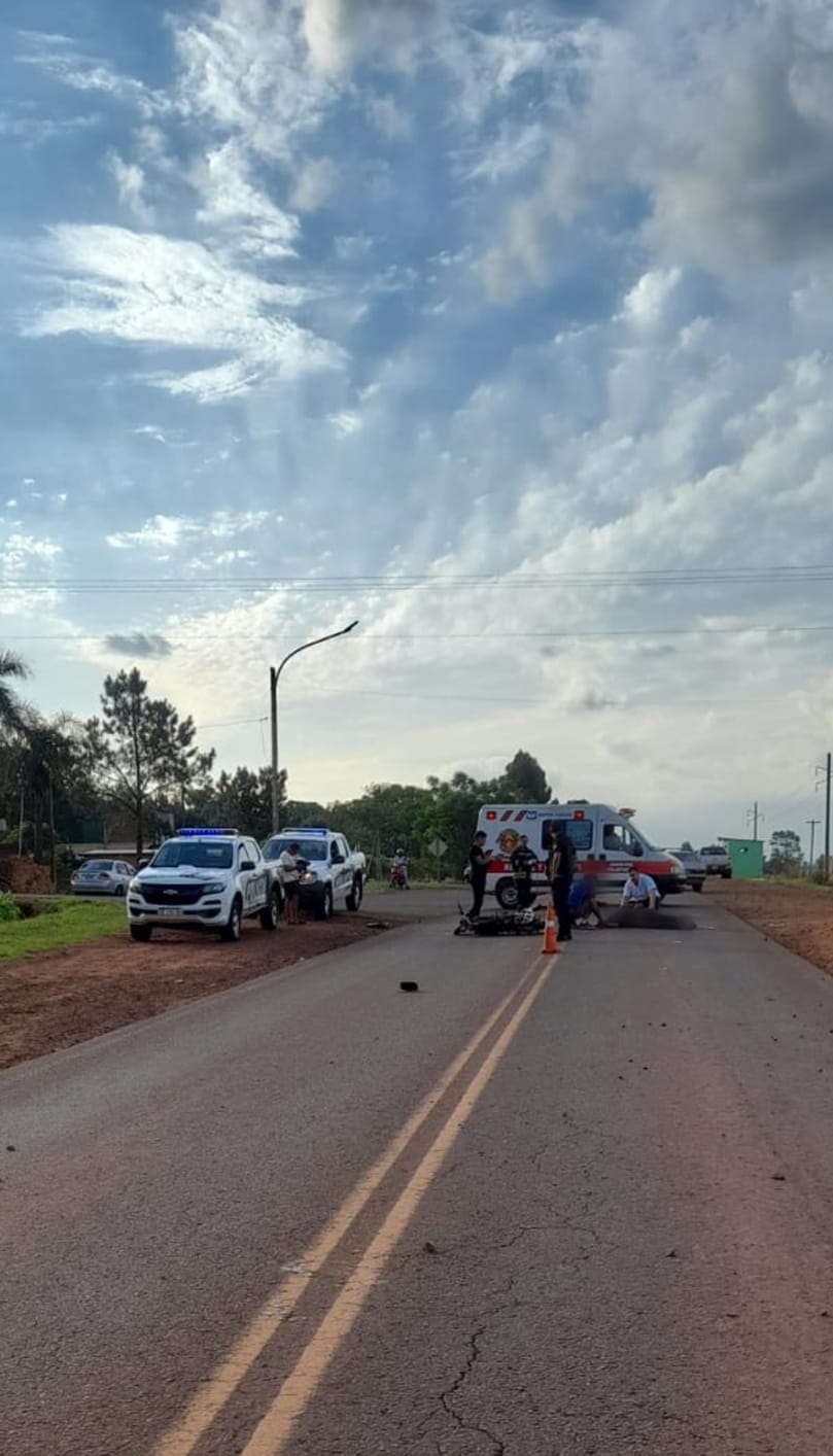 Falleció el motociclista embestido por un camionero brasilero en Los Helechos  imagen-2
