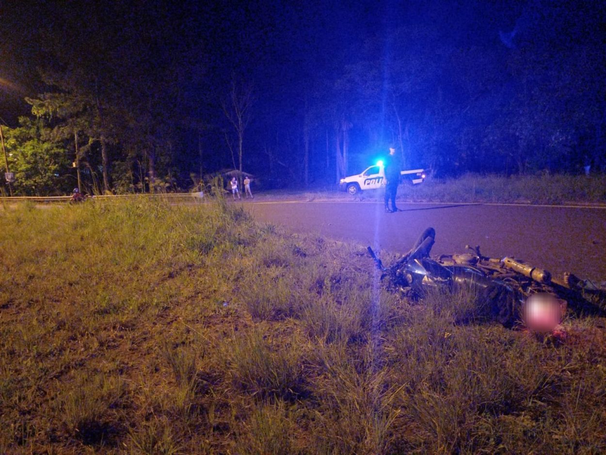 Un hombre murió tras despistar su moto en la Ruta 14 imagen-1