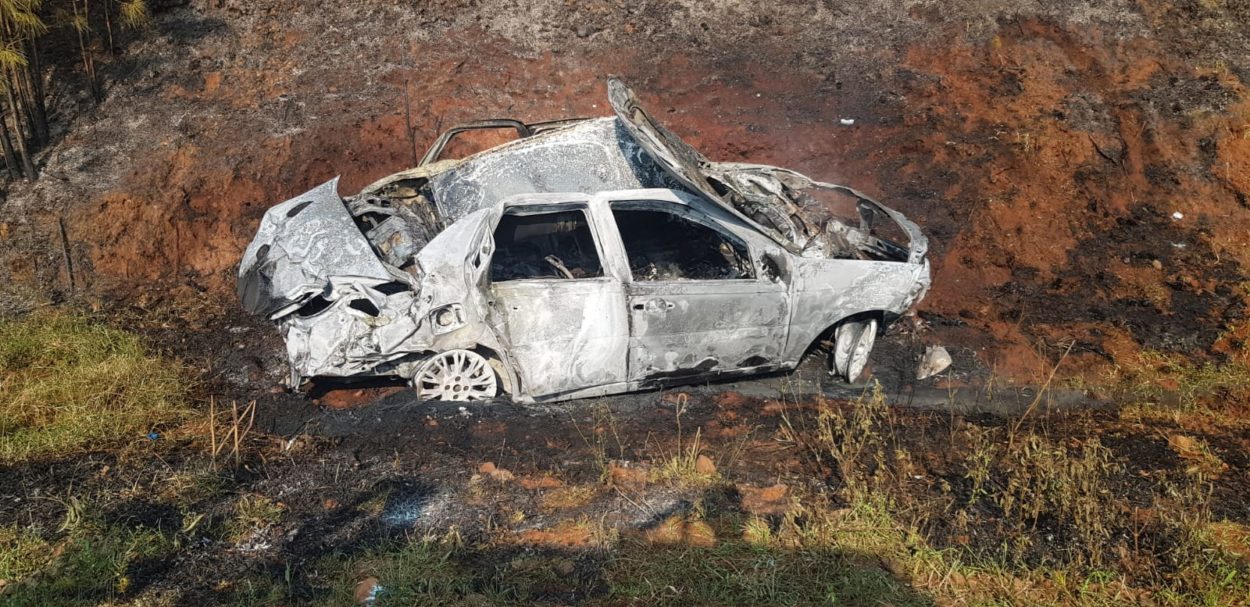Automovilista falleció tras el despiste e incendio de su vehículo imagen-1