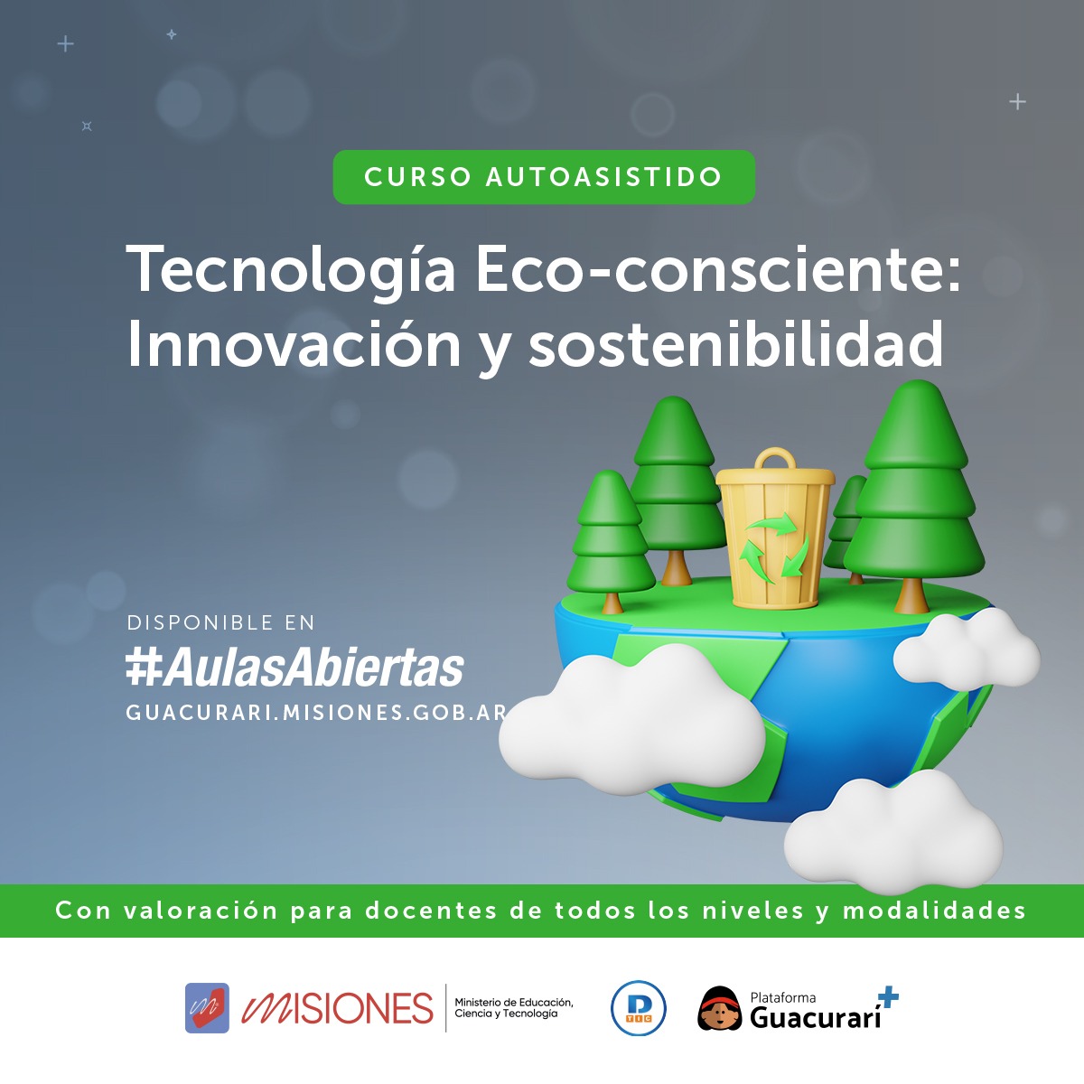Lanzaron el nuevo Curso Autoasistido "Tecnología Ecoconsciente: Innovación y Sostenibilidad Ambiental" imagen-1