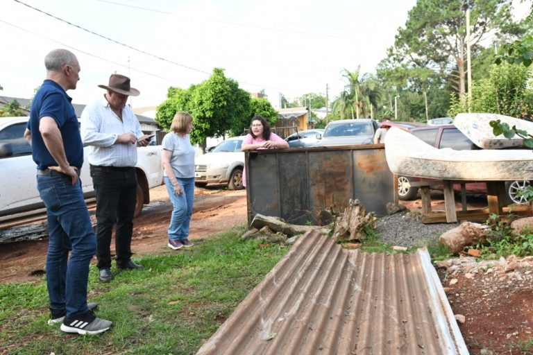 Arce supervisó acciones de asistencia en las zonas afectadas por el temporal en Aristóbulo del Valle imagen-49