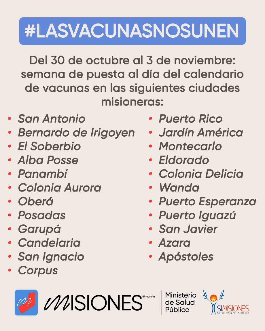 Del 30 de octubre al 3 de noviembre, Misiones promueve "fronteras saludables" imagen-4