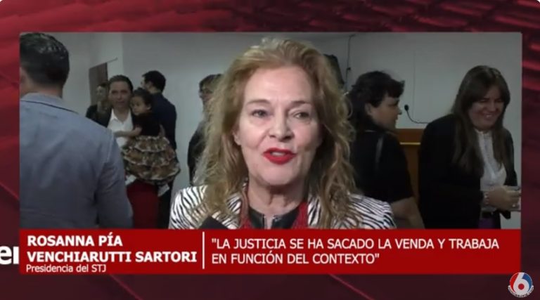 "A 40 años del retorno de la Democracia, es bueno que la gente vuelva a confiar en la Justicia", abogó la titular del STJ imagen-2