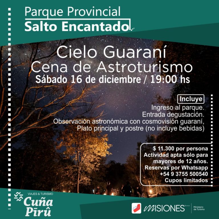 El evento “Cielo Guaraní - Cena de Astroturismo” tiene nueva fecha imagen-10