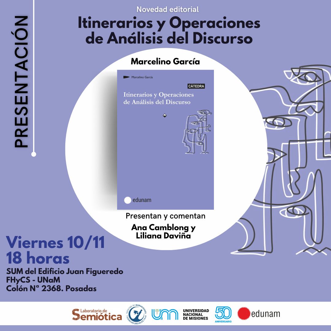 Presentarán "Itinerarios y Operaciones de Análisis del Discurso", de Marcelino García imagen-1