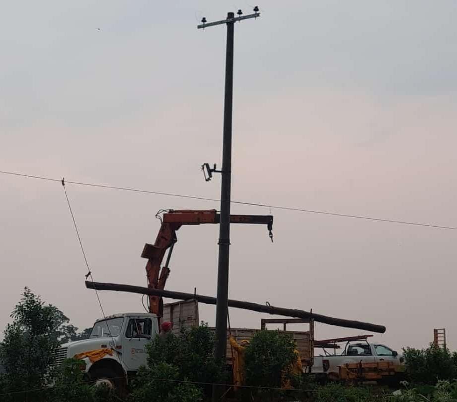 Energía de Misiones realizó trabajos de mantenimiento en varias localidades de Misiones imagen-4