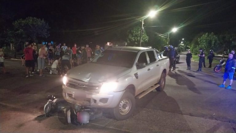 Acompañante de un motociclista murió en un siniestro vial imagen-48