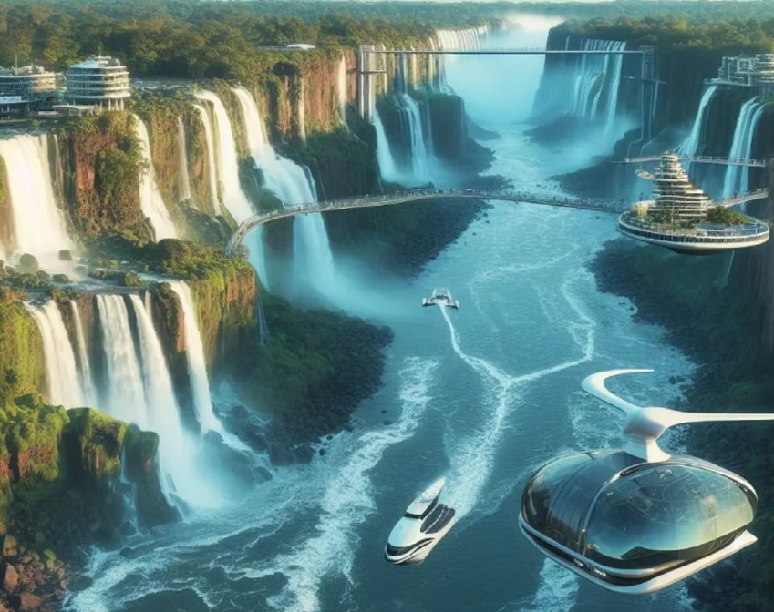 Así se verían las Cataratas del Iguazú dentro de 100 años, según la inteligencia artificial imagen-6