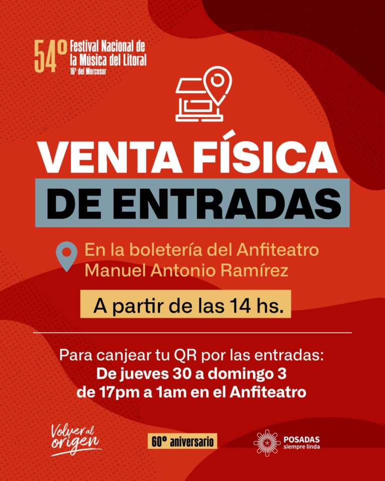 Festival Nacional de la Música Del Litoral: Venta de entradas físicas y canjes QR imagen-25