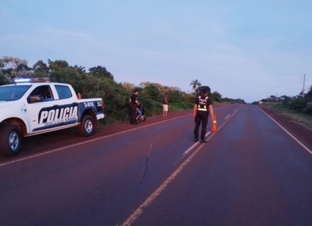 Motociclista despistó sobre ruta provincial N° 5 imagen-5