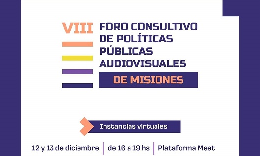 En diciembre se realizará el VIII Foro Consultivo de Políticas Públicas Audiovisuales de Misiones imagen-1