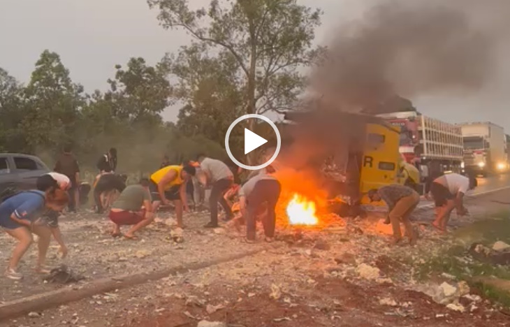 Un muerto y dos heridos en violento asalto a camión de caudales en Itapúa imagen-1