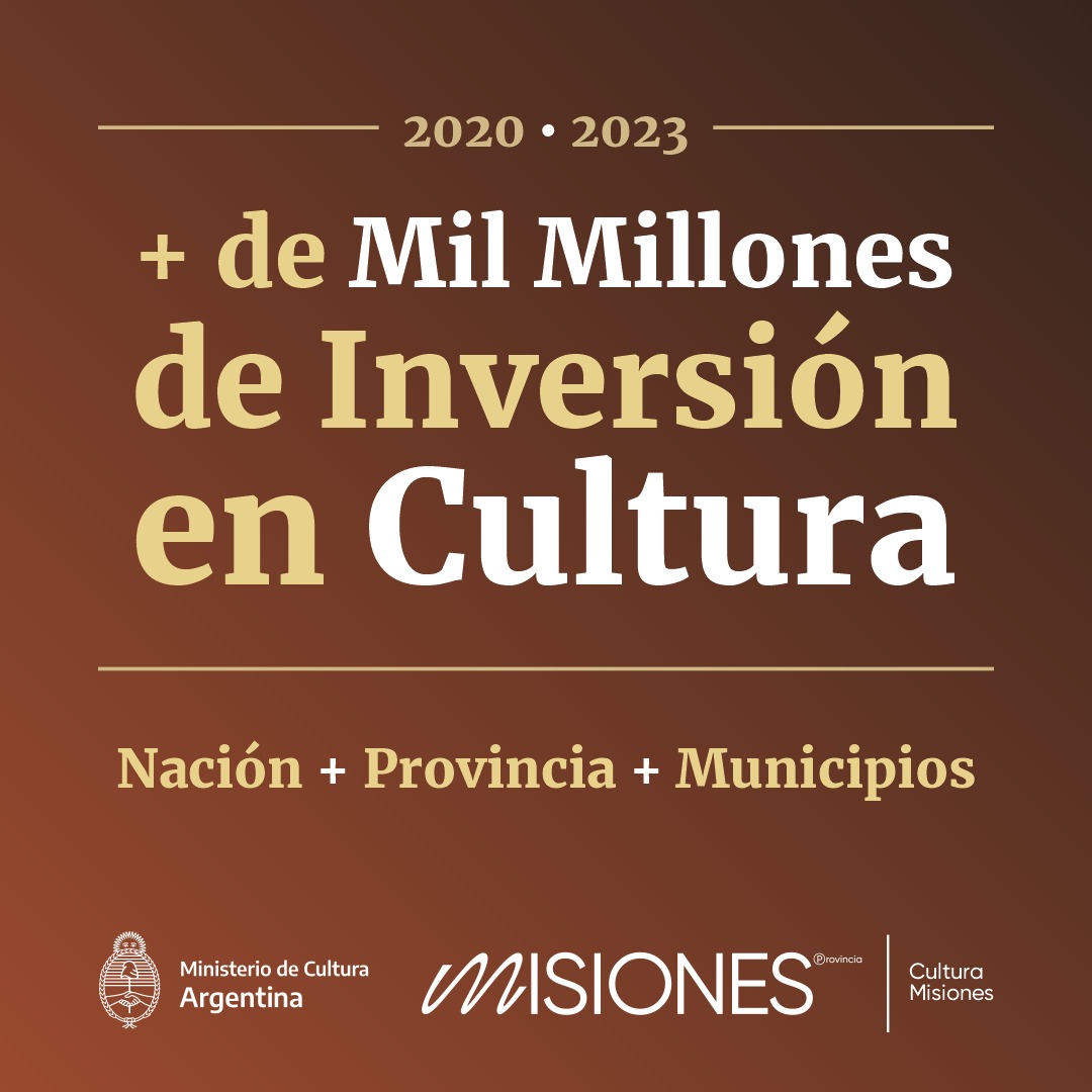 Inversión cultural en Misiones: más de mil millones de pesos en cuatro años imagen-2