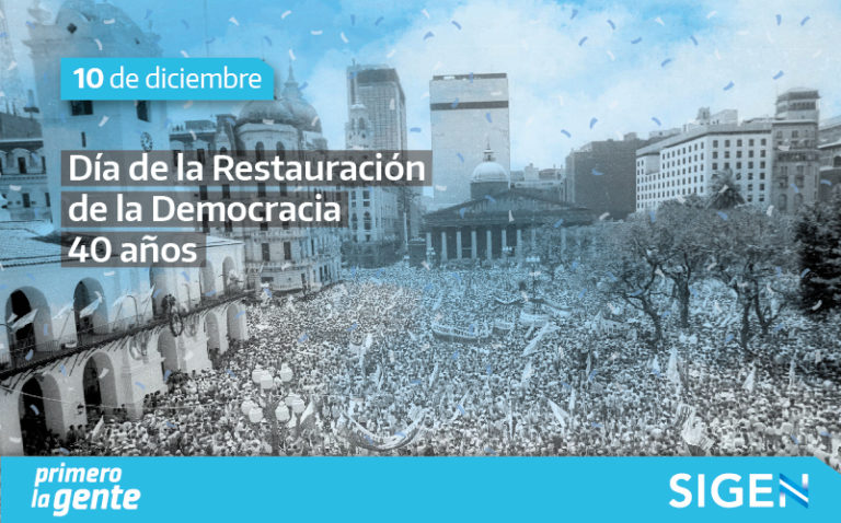 10 de diciembre: Día de la Restauración de la Democracia imagen-19