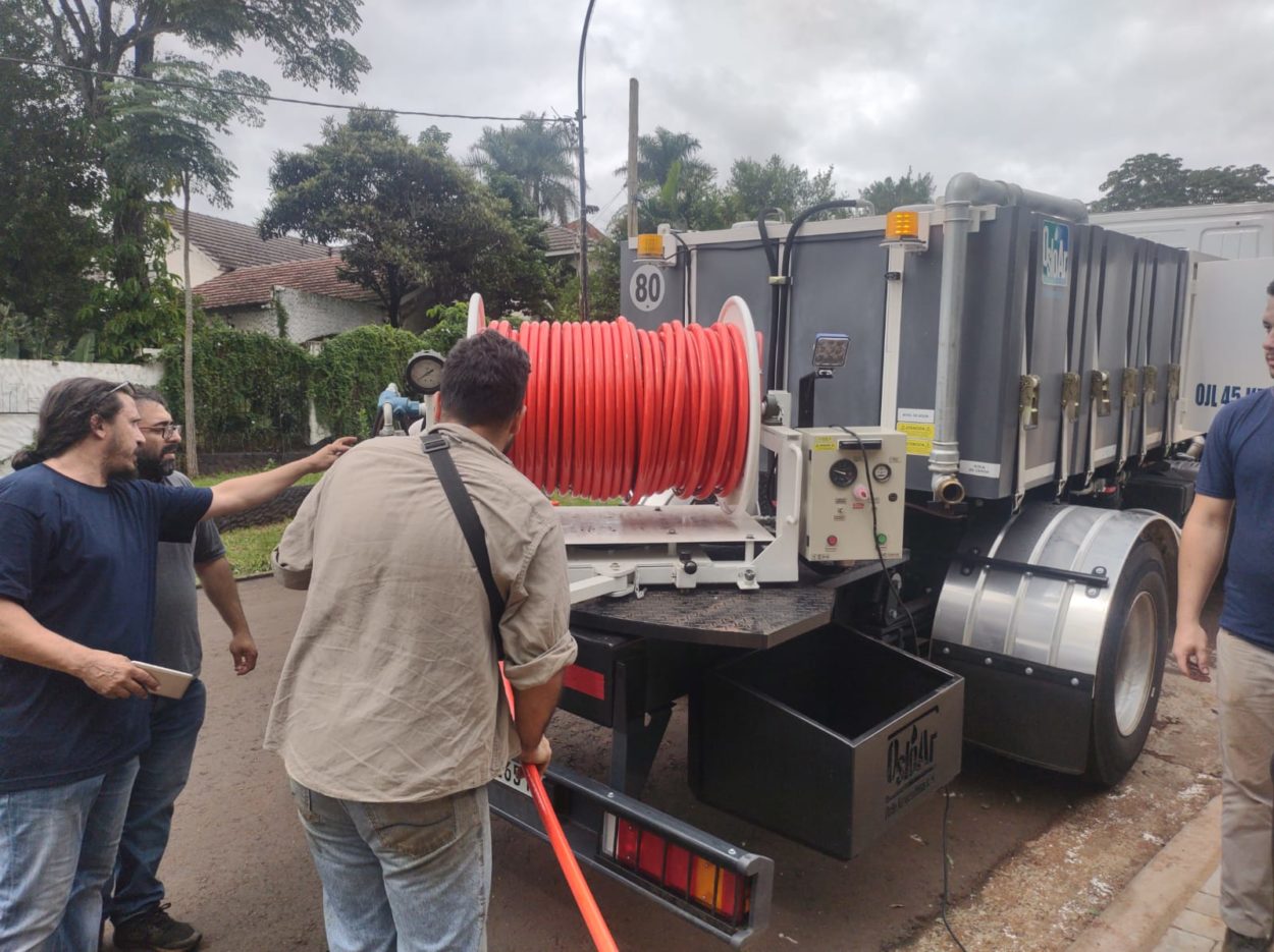 El Imas incorporó camión desobstructor para tareas de saneamiento en Iguazú imagen-1