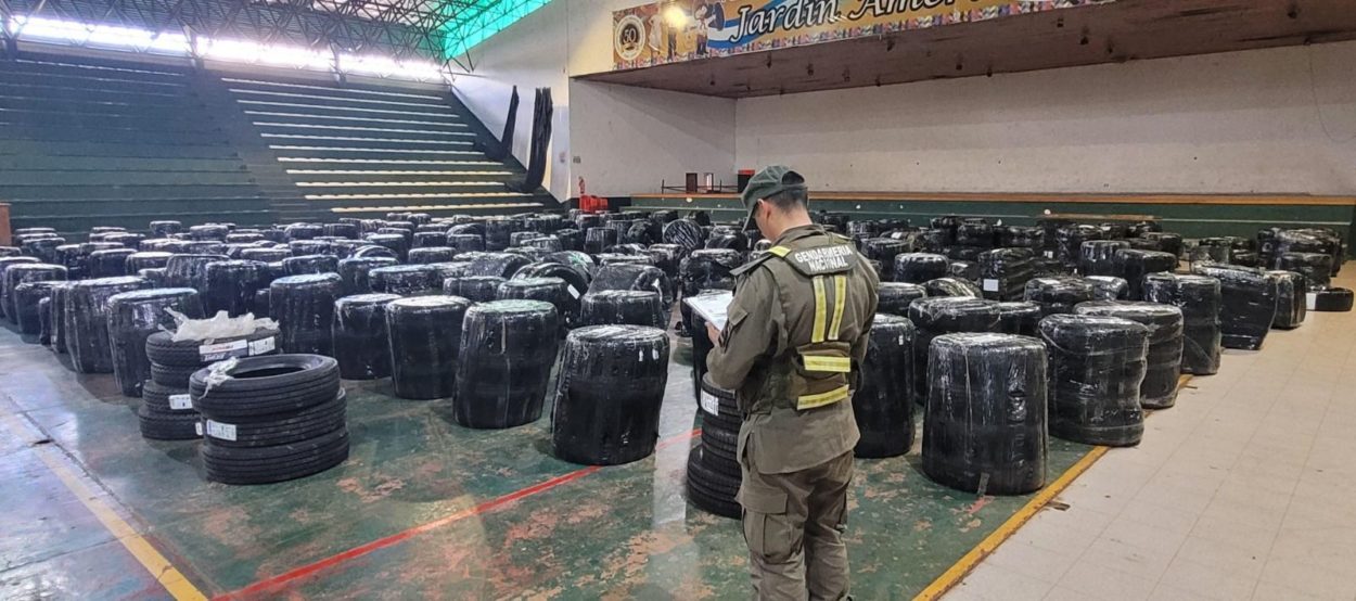 Operativo “Rodados furtivos”: Gendarmería incautó 533 cubiertas de origen ilegal en Misiones imagen-4