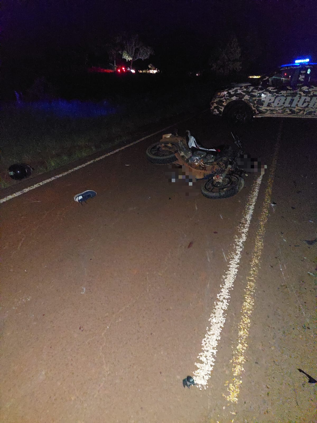 Dos motociclistas fallecieron tras protagonizar un choque en Panambí imagen-1