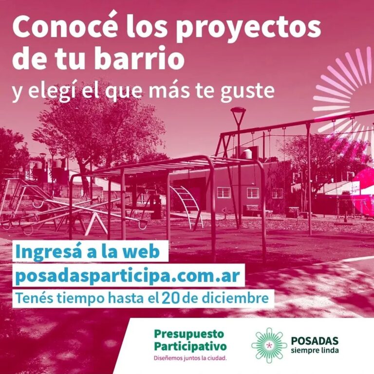 Presupuesto Participativo: últimos días para votación de proyectos imagen-49