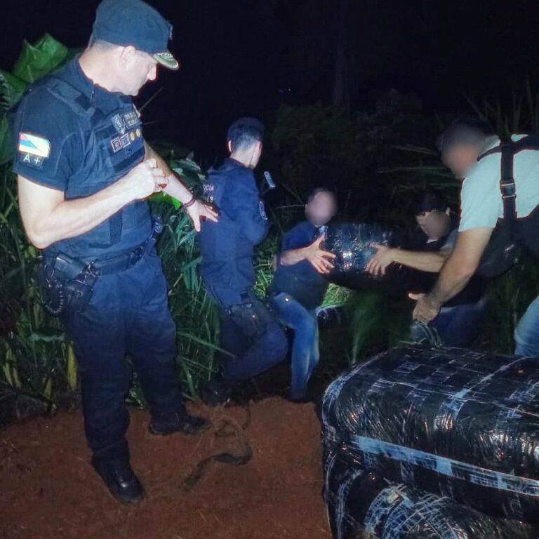 Detectan en la zona costera un punto de ingreso de droga en Eldorado: más 200 kilos incautados imagen-7