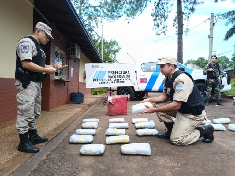 Prefectura secuestró más de 25 kilos de marihuana: hay un detenido imagen-4