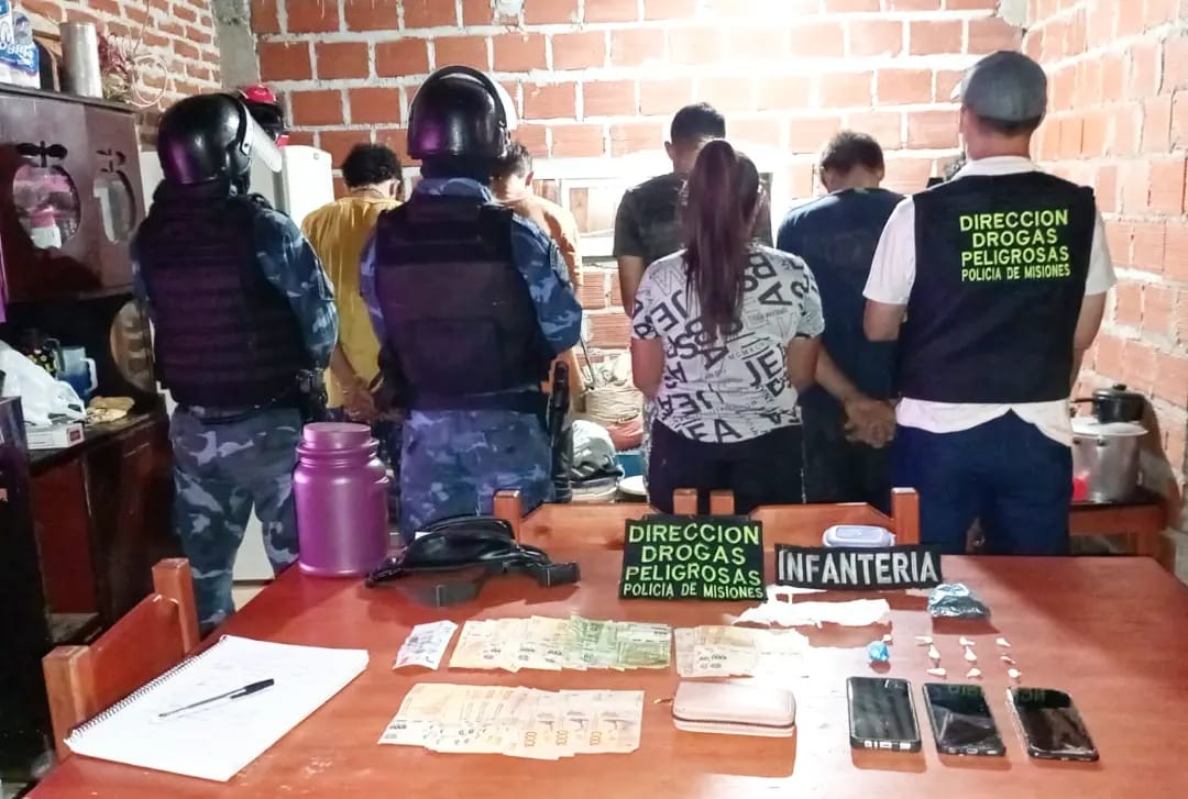 Lucha contra el narcotráfico y narcomenudeo: la fuerza provincial detuvo a nueve personas y secuestró droga fraccionada imagen-1