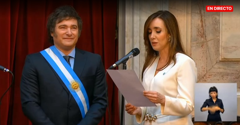 Javier Milei juró ante la Asamblea Legislativa y es el nuevo Presidente de la Nación imagen-4