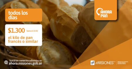 Ahora Pan: el programa actualiza su precio máximo a $1.300 el kilo hasta el 15 de febrero Ahora Pan: el programa actualiza su precio máximo a $1.300 el kilo hasta el 15 de febrero imagen-8