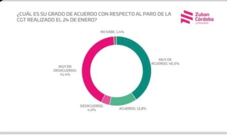 Un desgranamiento de la mayoría que apoya a Milei se vio en el paro de la CGT Un desgranamiento de la mayoría que apoya a Milei se vio en el paro de la CGT imagen-5