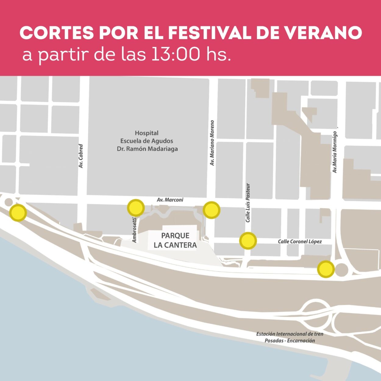 "Festival de Verano" en La Cascada: recomendaciones de la Comuna posadeña para los asistentes al evento imagen-8