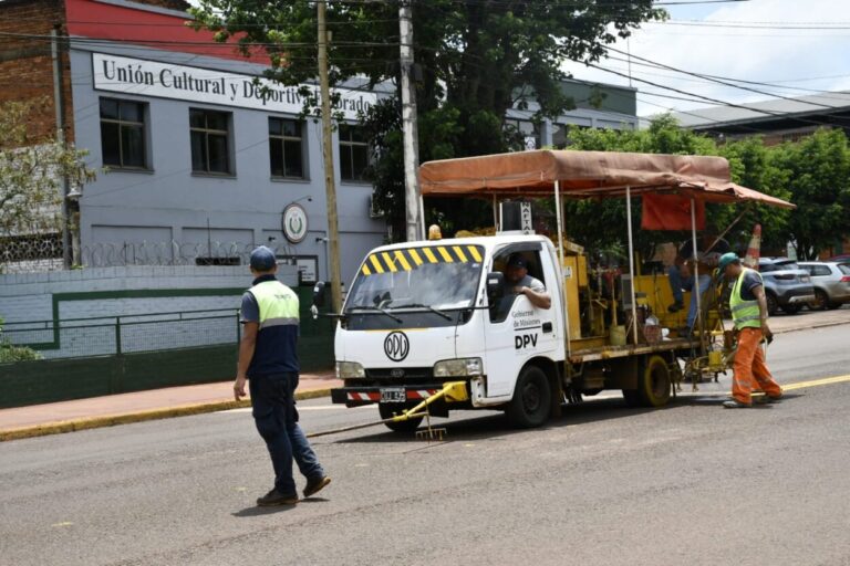 Vialidad de Misiones y la Municipalidad de Eldorado señalizan la avenida San Martín imagen-40