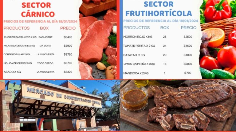 Un asado con mandioca nueva, pelones y melones, las “estrellas” de enero en el Mercado Concentrador de Posadas imagen-26