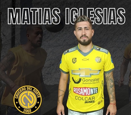 Fútbol: Matías Iglesias renovó en Crucero del Norte imagen-1