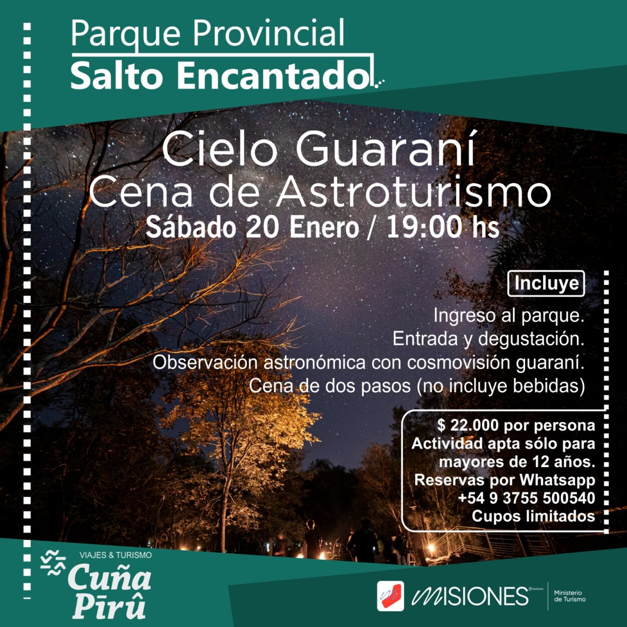 “Cielo Guaraní - Cena de Astroturismo”, experiencia única imagen-4